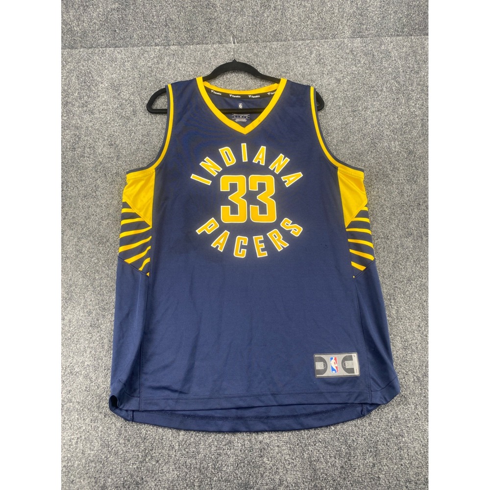 Fanatics Indiana Pacers Myles Turner 33 Jersey Mens Large Navy NBA Basketball
